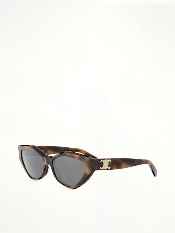 CL40323U Acetate Sunglasses in Shiny Havana/Grey
