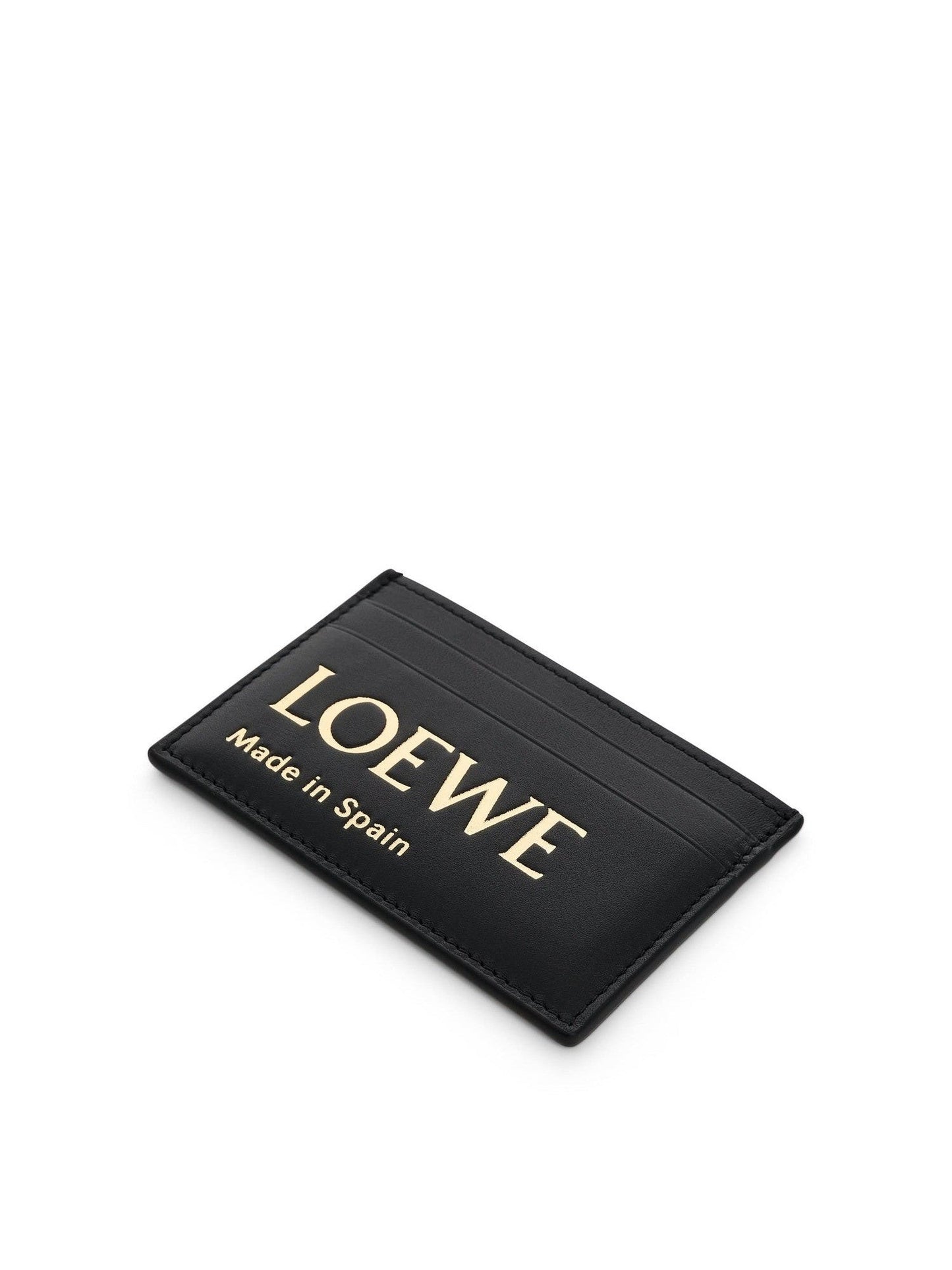 Loewe Embossed Plain Cardholder in Black