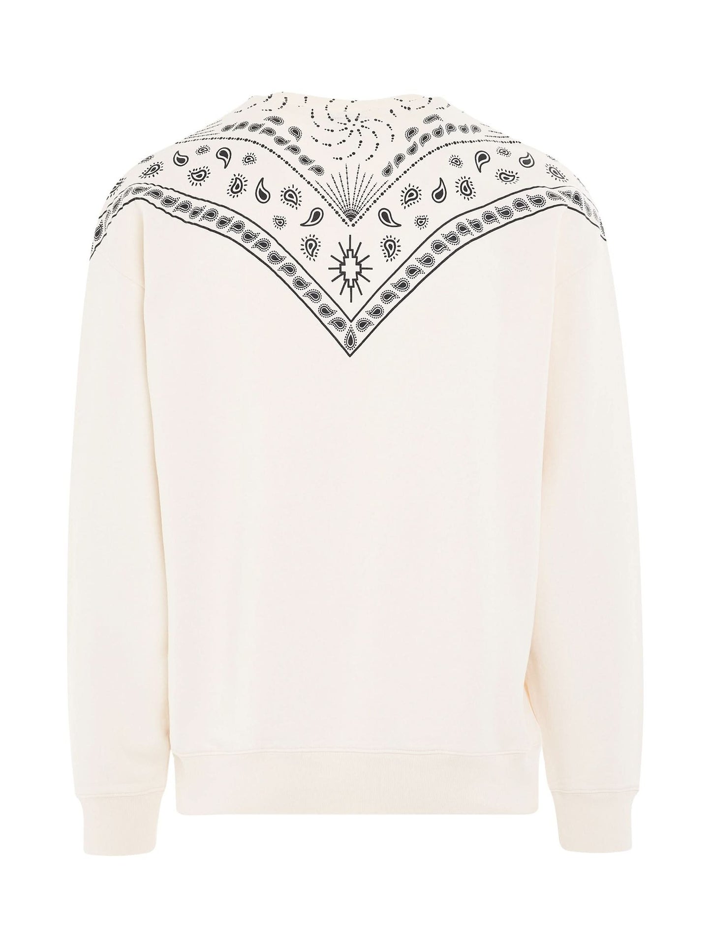 Bandana Comfort Crewneck in Ecru/Black