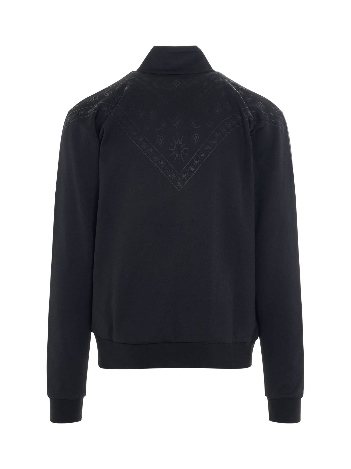 Bandana Slim Track Jacket in Black/Anthracite