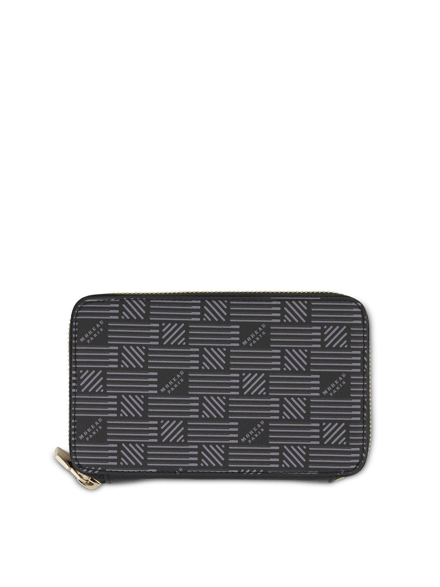 Continental Zip Wallet in Black
