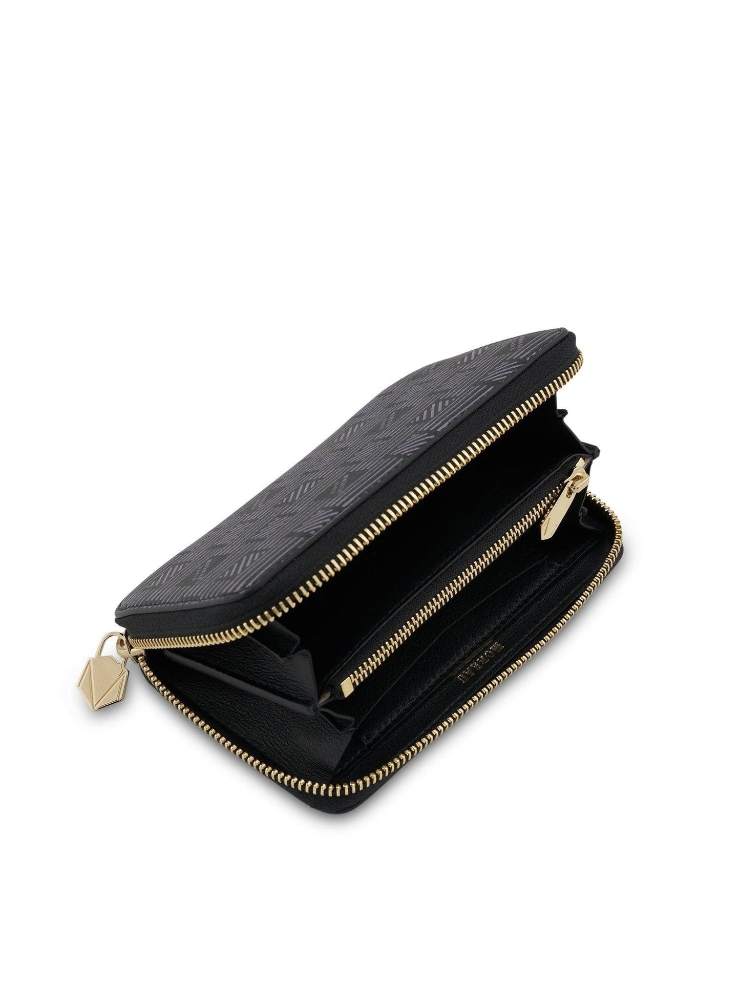 Continental Zip Wallet in Black