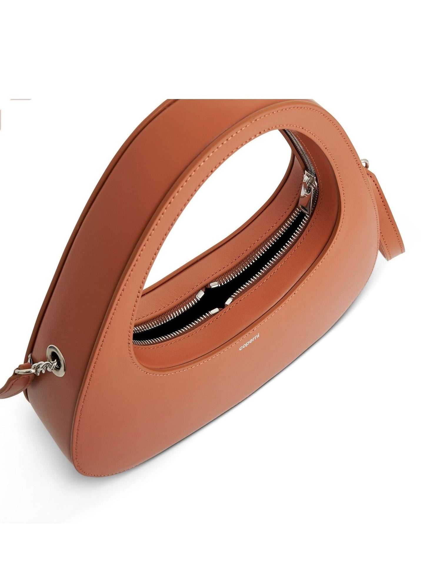 Crossbody Baguette Swipe Bag in Clay