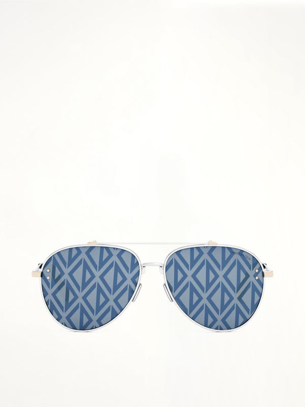 CD Diamond A1U F2B459 Pilot Sunglasses in Blue