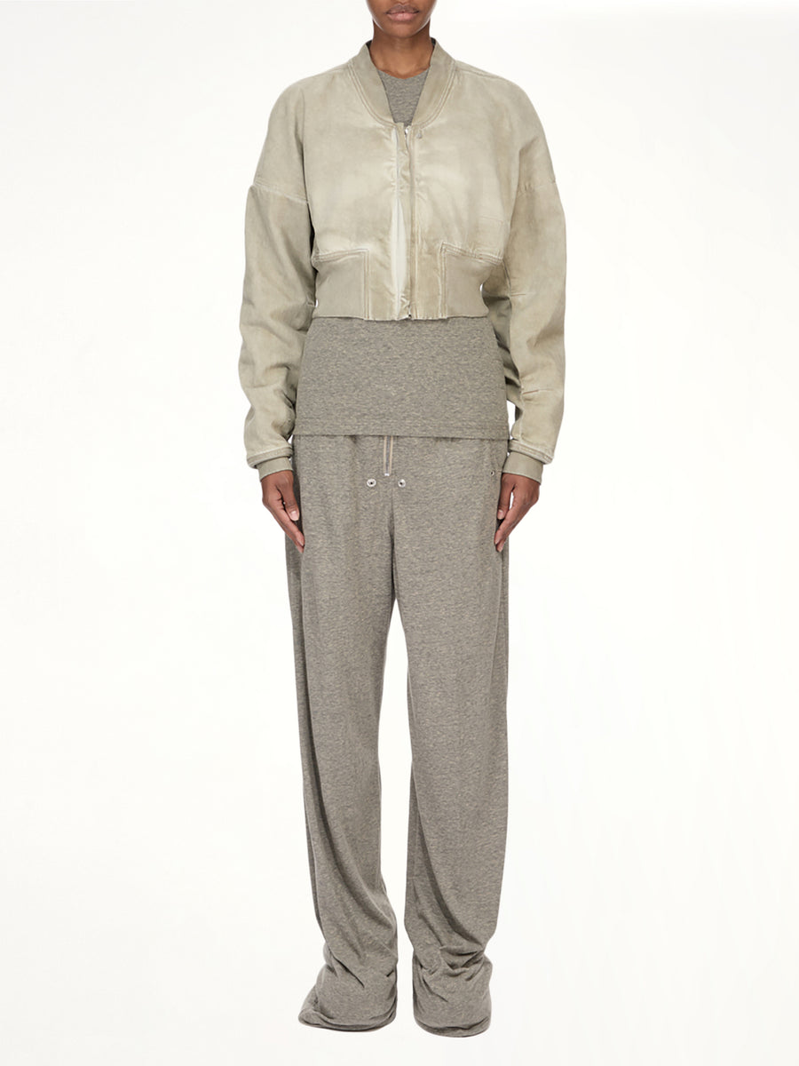Flight Jacket Cropped in Sand