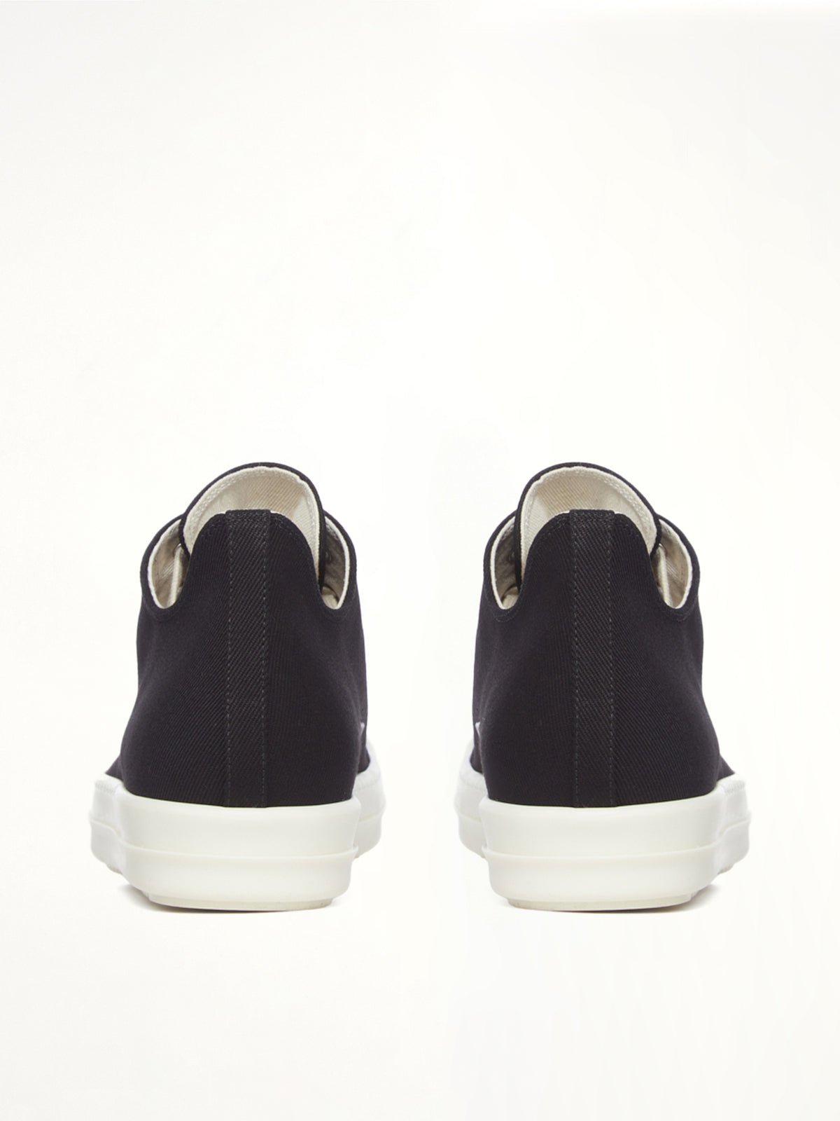 Low Sneaks in Black/Milk | RICK OWENS DRKSHDW