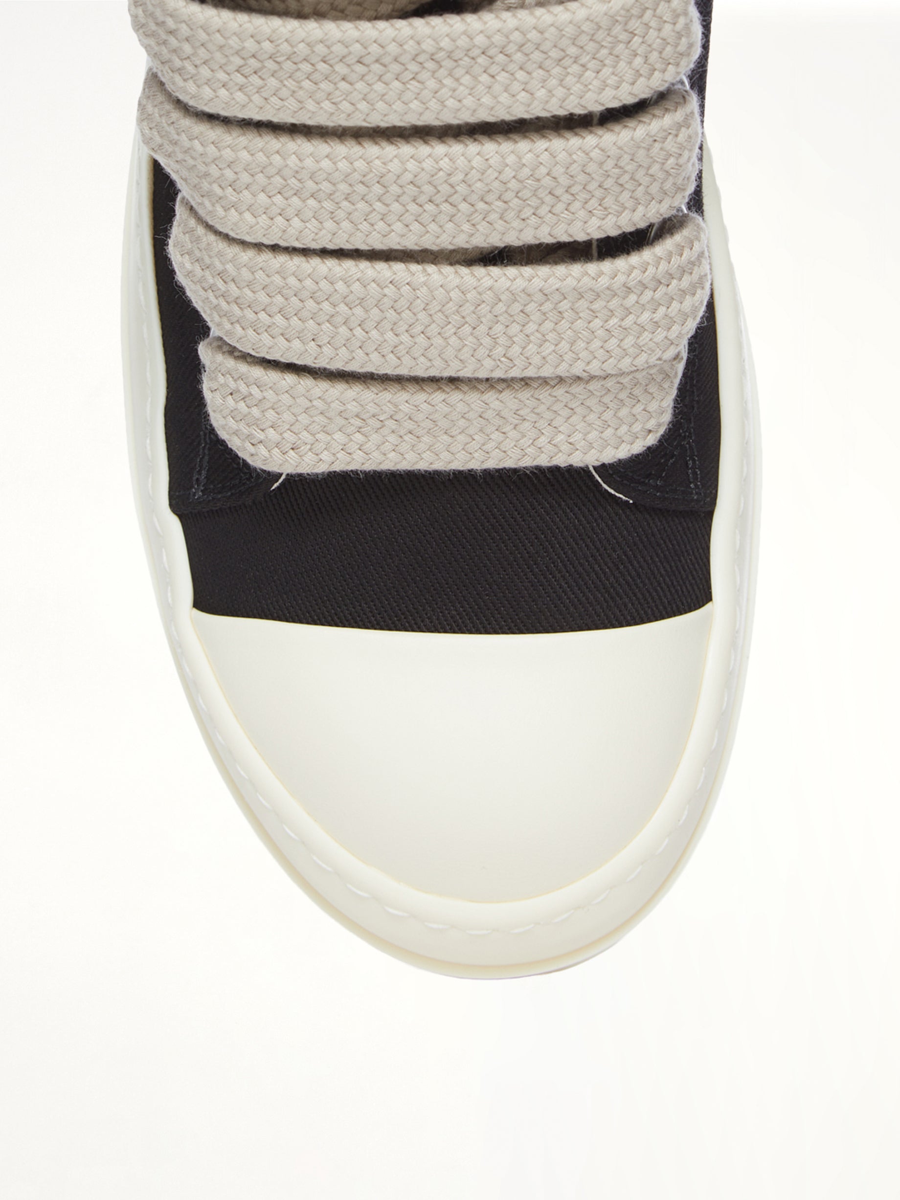 Jumbolace Low Sneaks in Black/Milk | RICK OWENS DRKSHDW