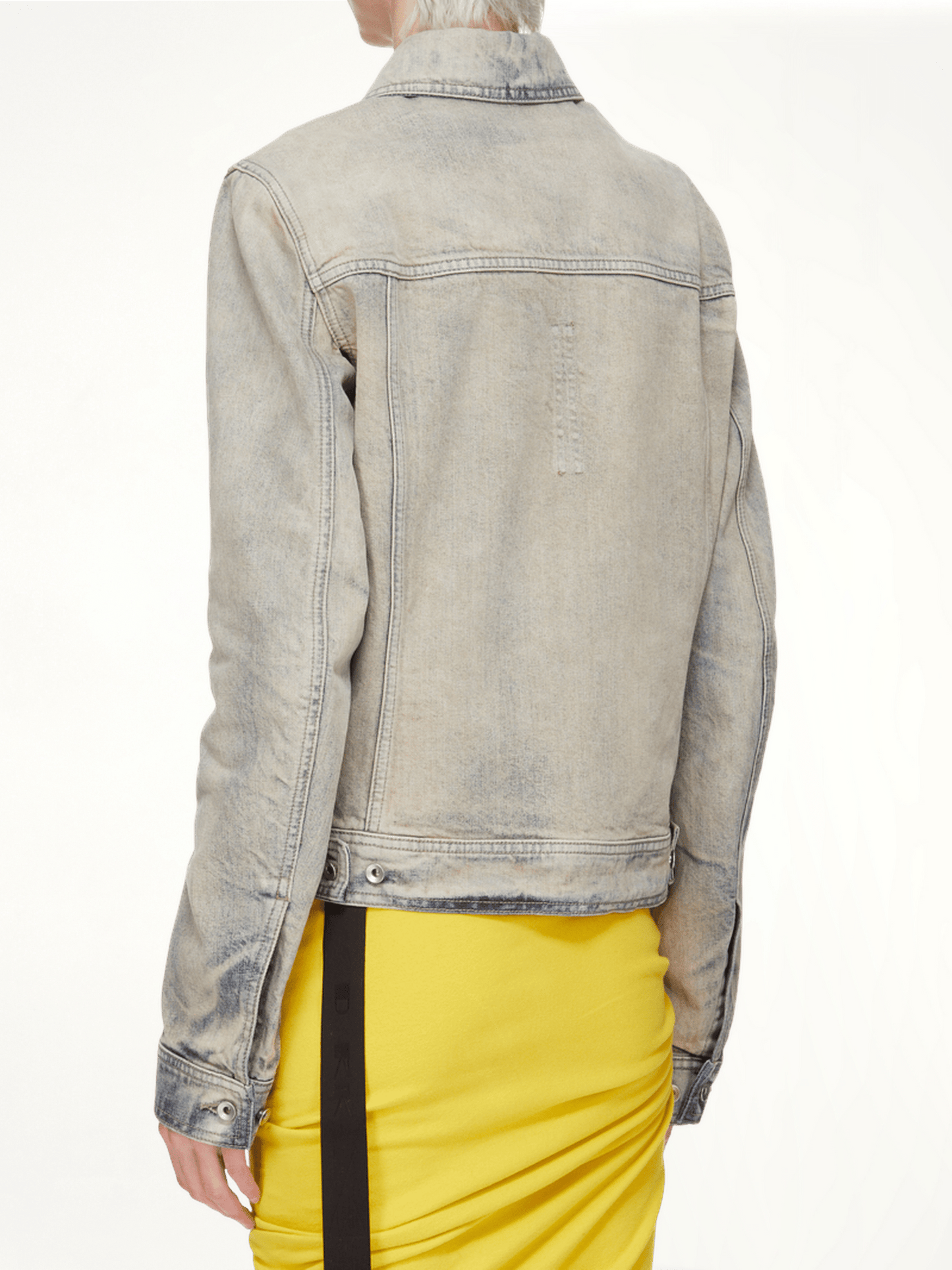 Trucker Worker Jacket in Mineral Pearl