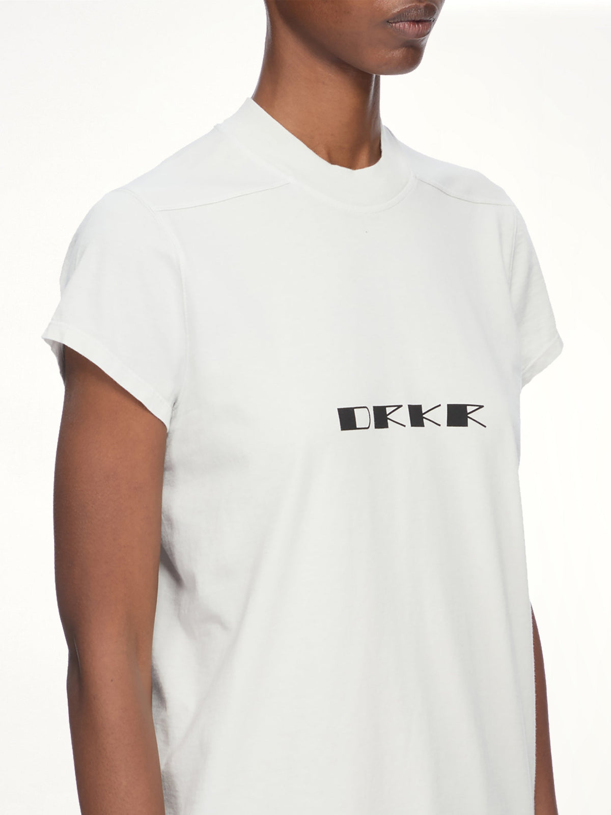 DRK Print Small Level T-Shirt in Milk Wash