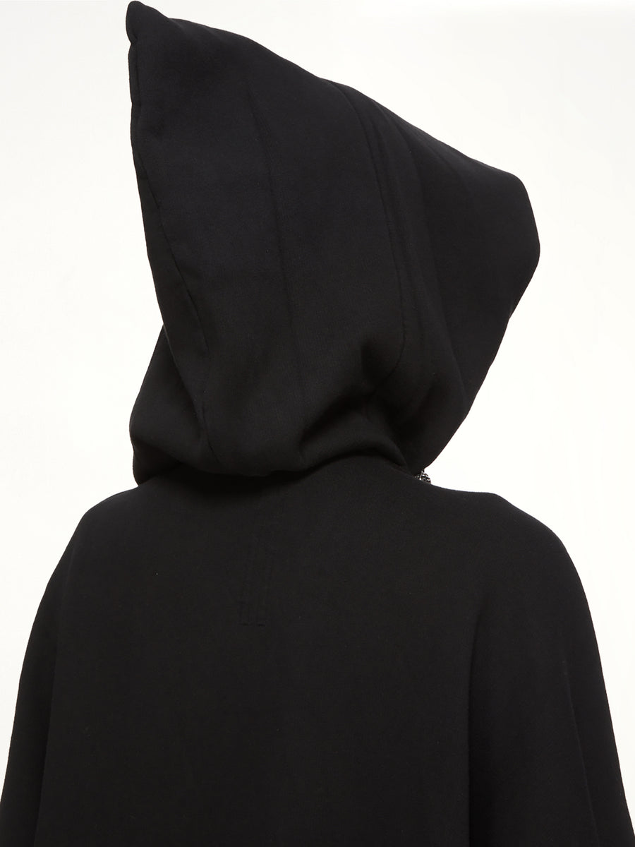 Furka Jersey Mountain Hun Hoodie in Black
