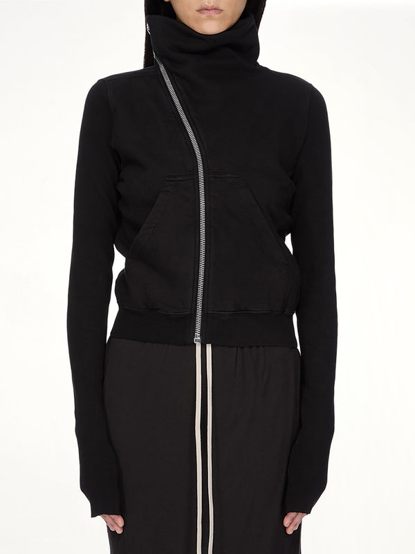 Furka Jersey Mountain Sweatshirt in Black