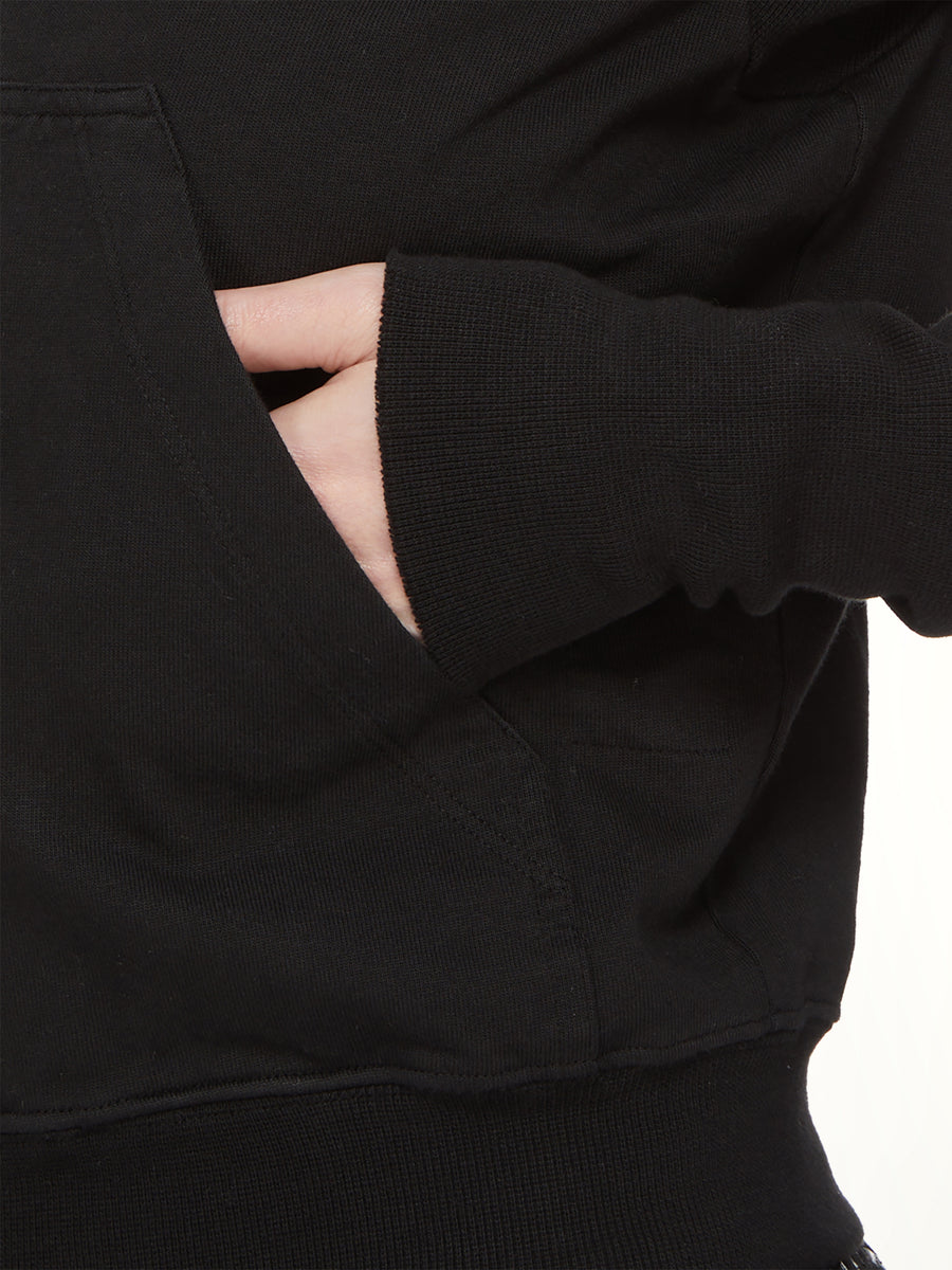Compact Jersey Mountain Sweatshirt in Black