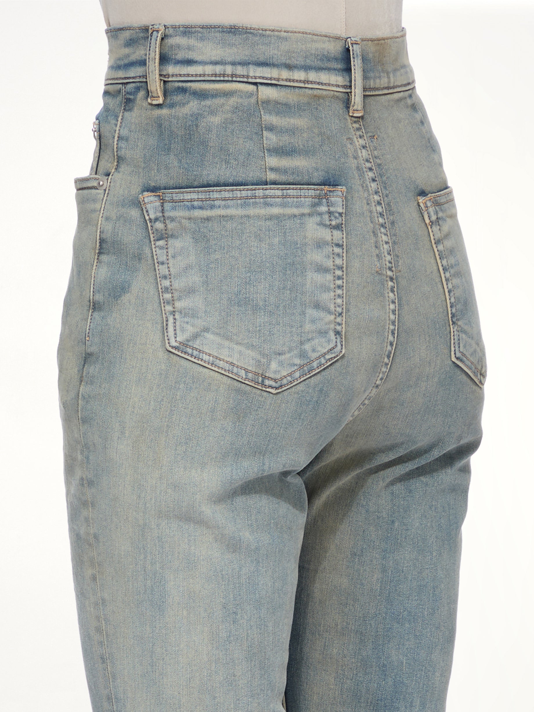 Stretch Denim Bolan Bootcut in Mieral Indigo