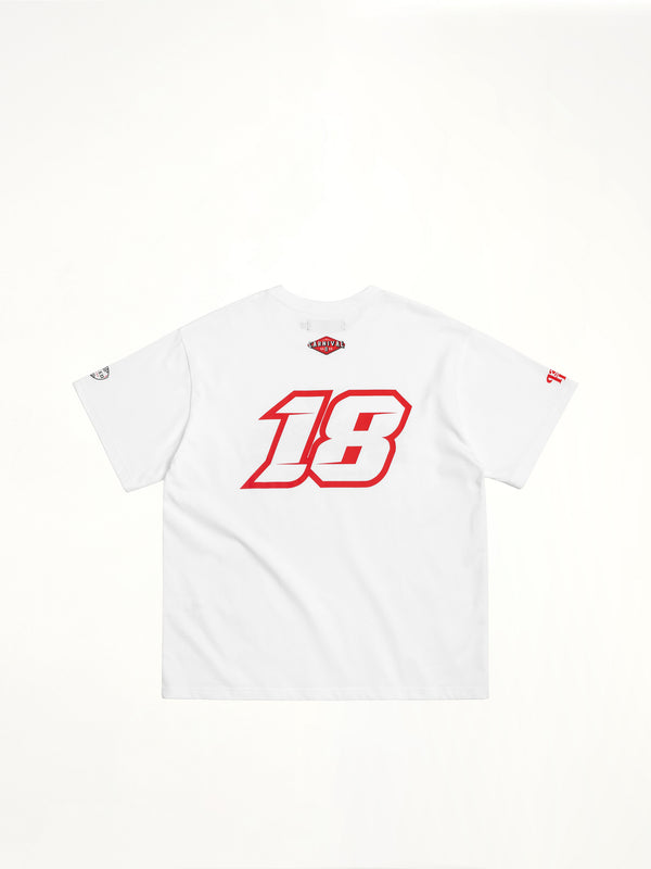 J Carnival II World Tour Race Car T-Shirt in White