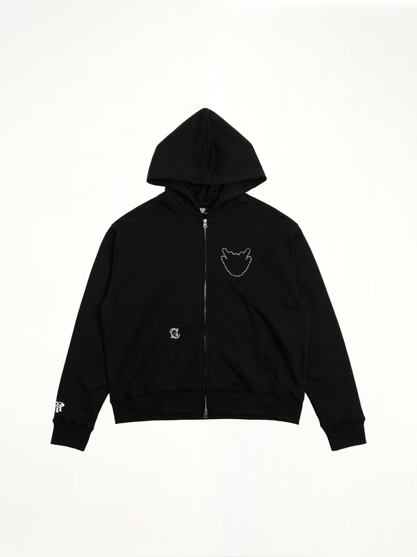 J Carnival II World Tour Zip Hoodie in Black