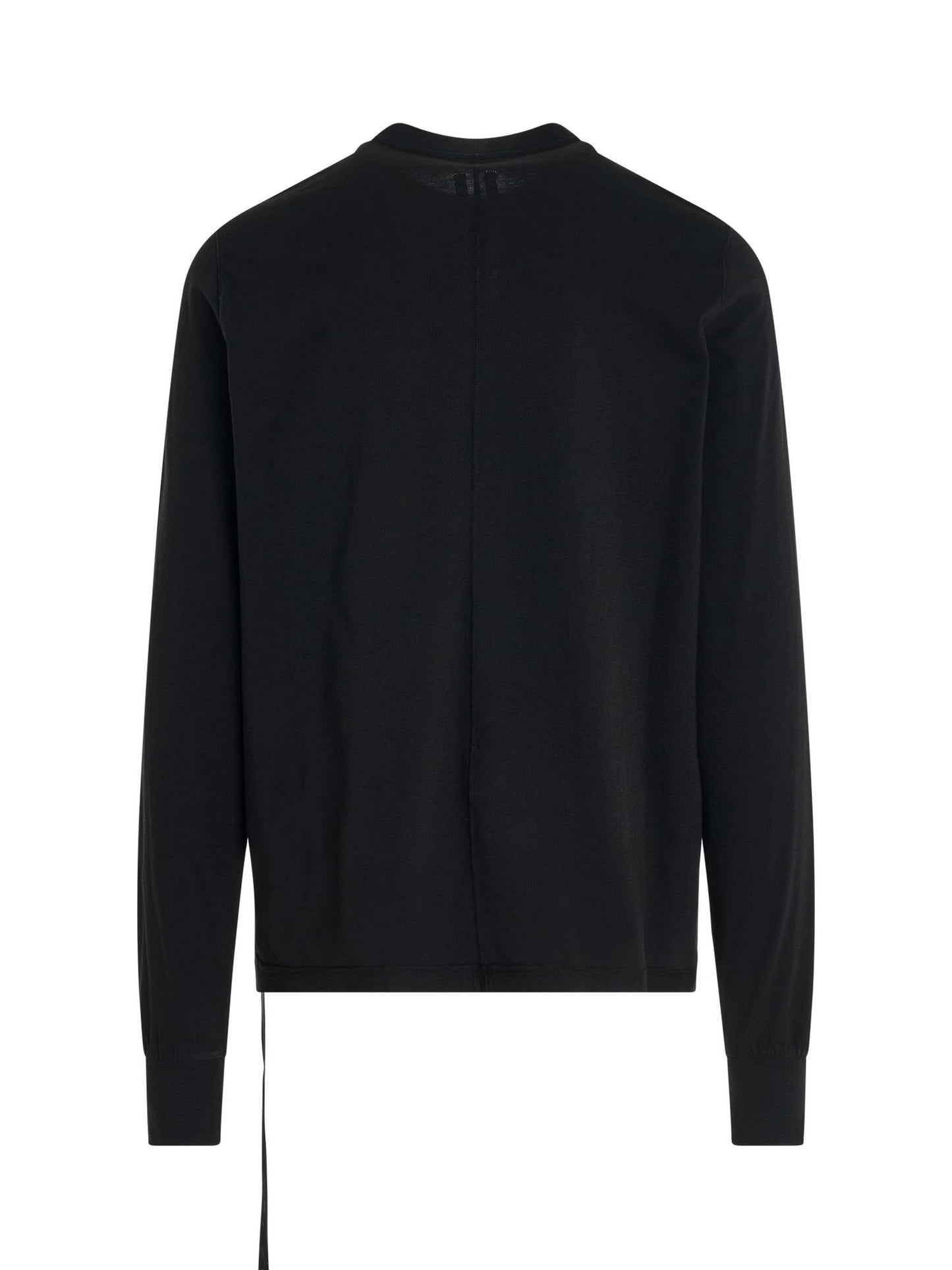 Cotton Crewneck Sweatshirt in Black