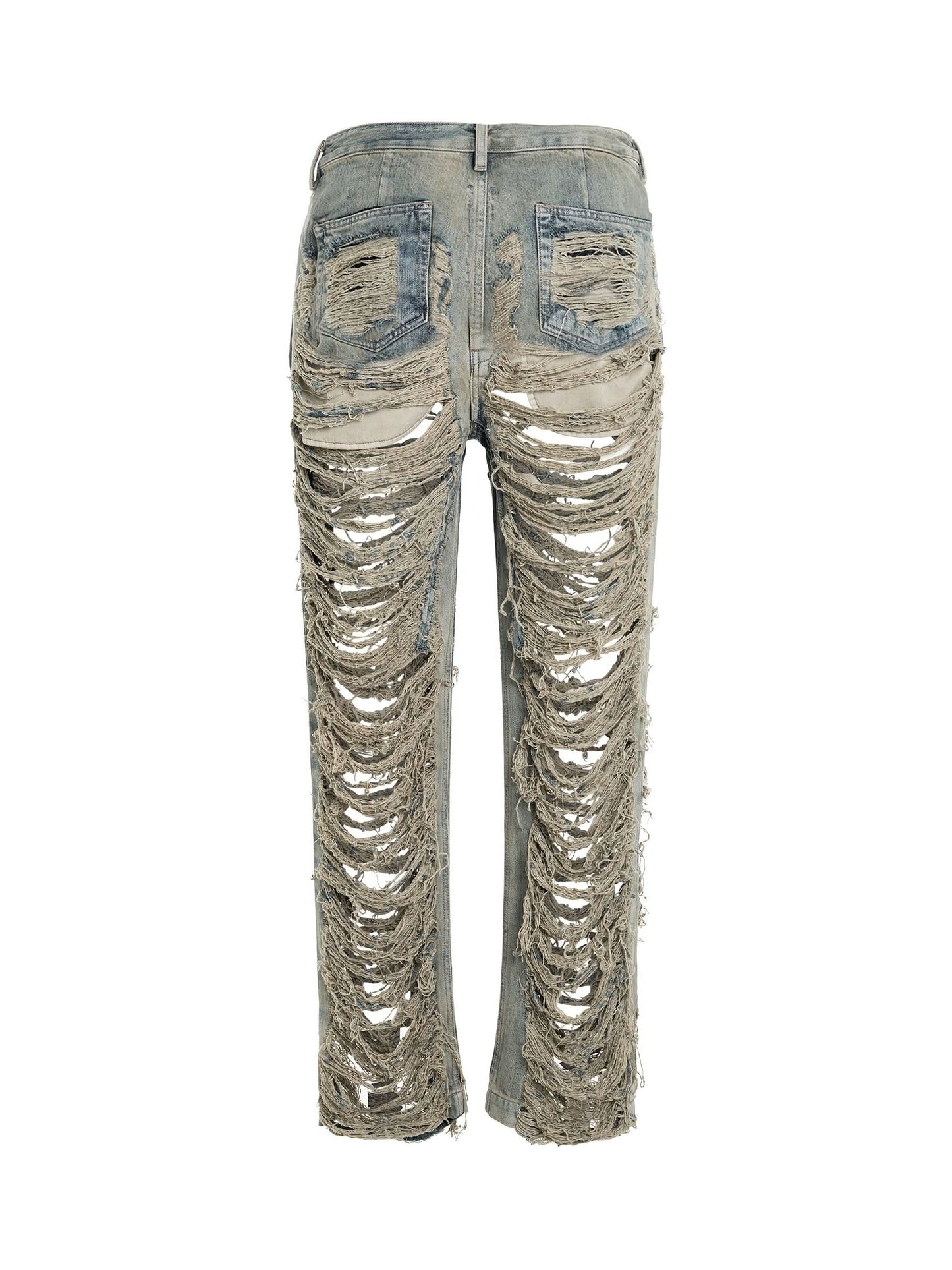 Distressed Geth Jeans in Sky