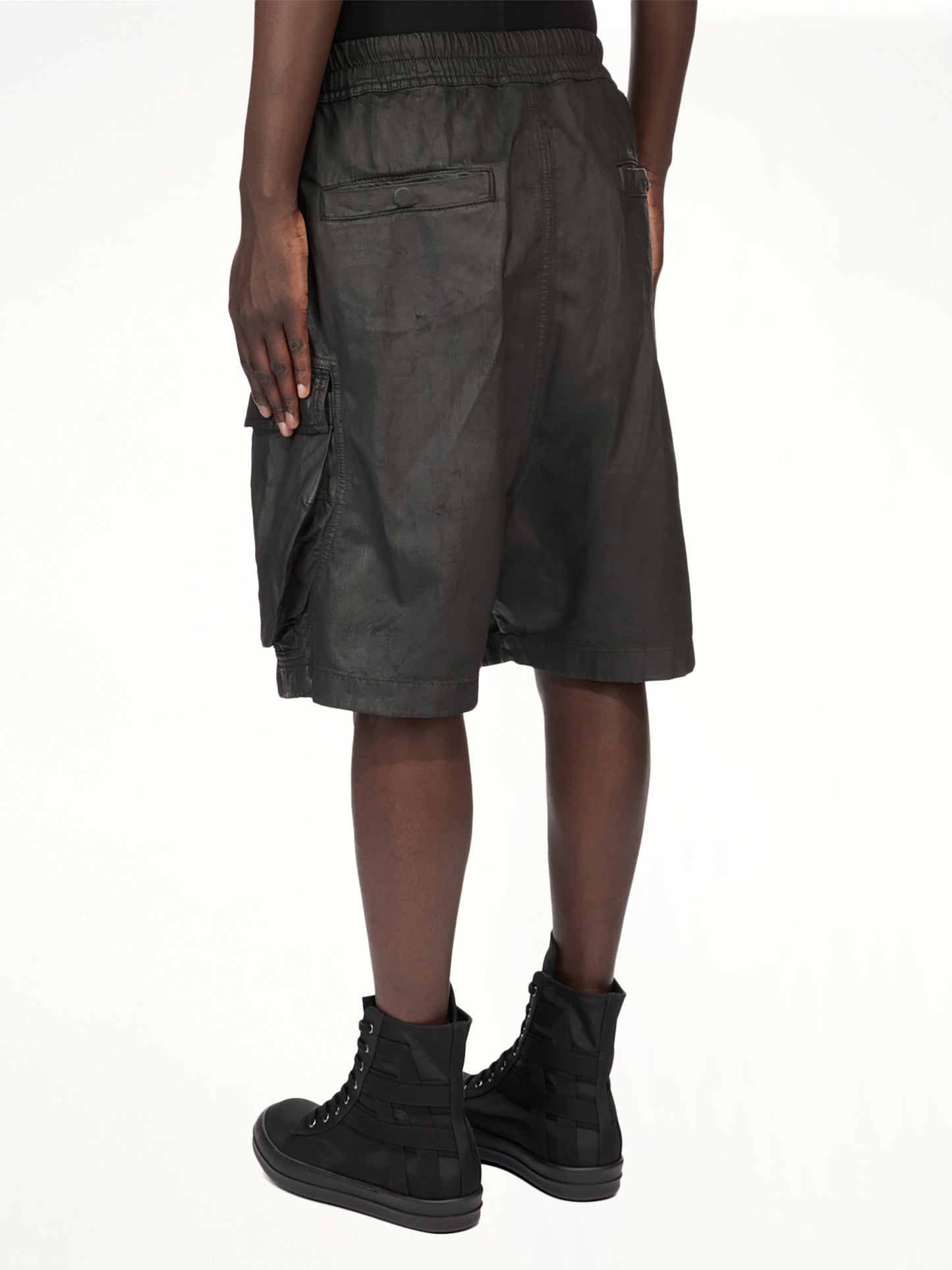 Denim Cargobela Shorts in Black