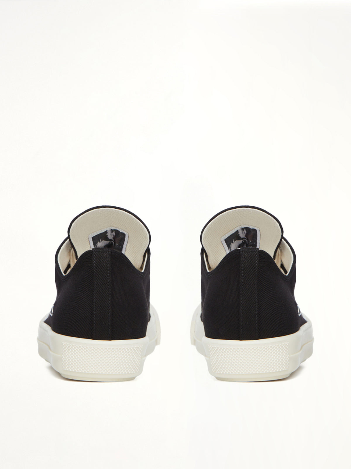 Extreme Low Sneaks in Black/Milk | RICK OWENS DRKSHDW