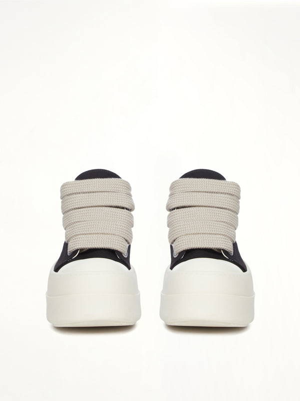 Mega Bumper Jumbolace Low Sneaks in Black/Milk