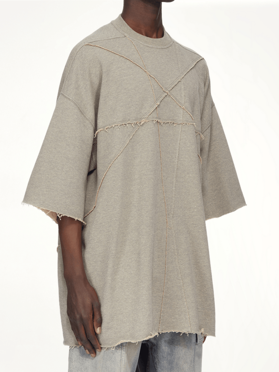 Tommy T-Shirt in Melange Grey