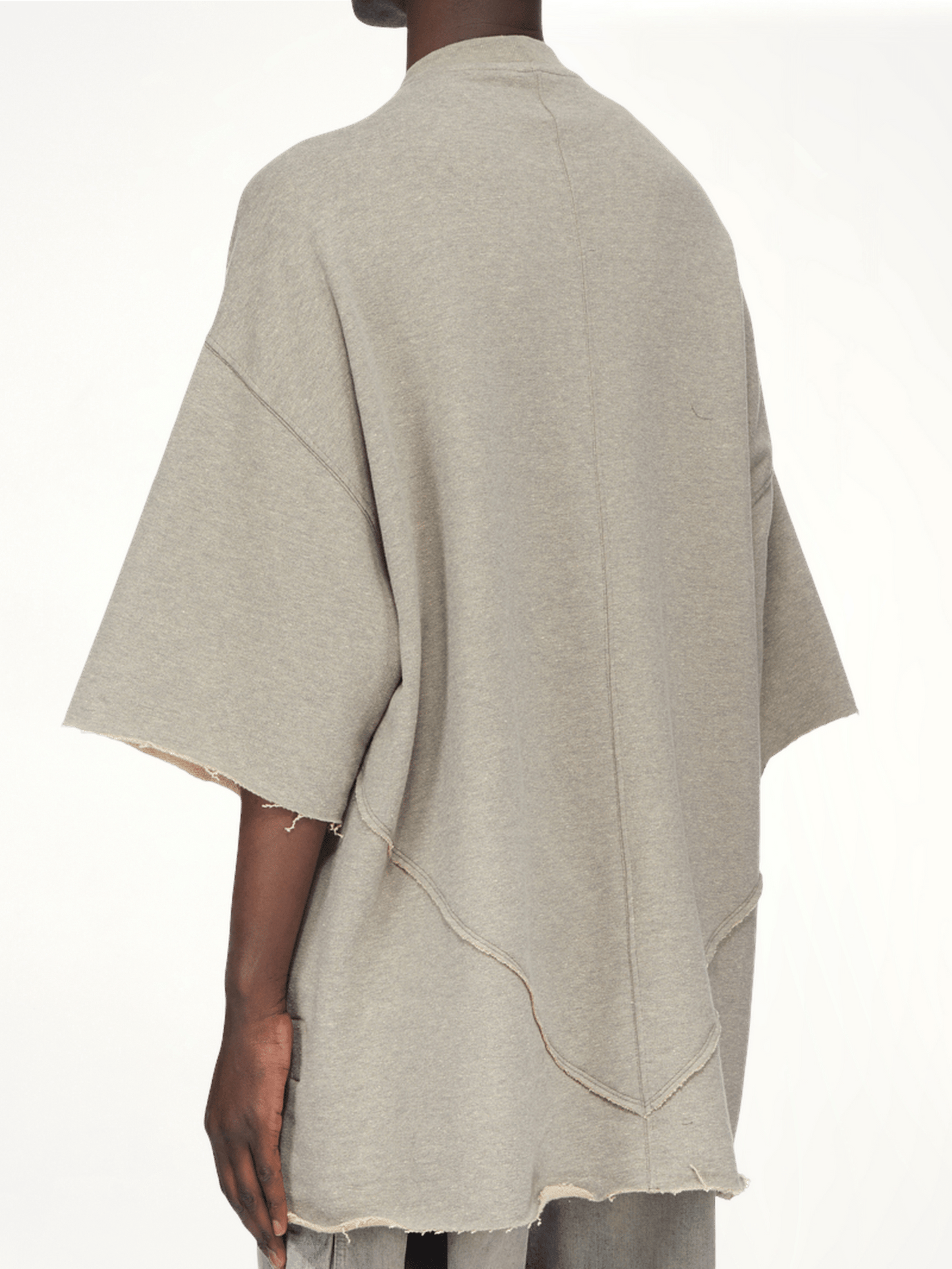 Tommy T-Shirt in Melange Grey