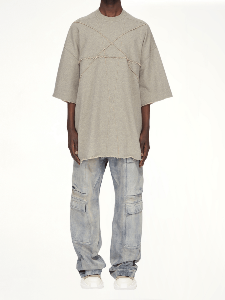 Tommy T-Shirt in Melange Grey