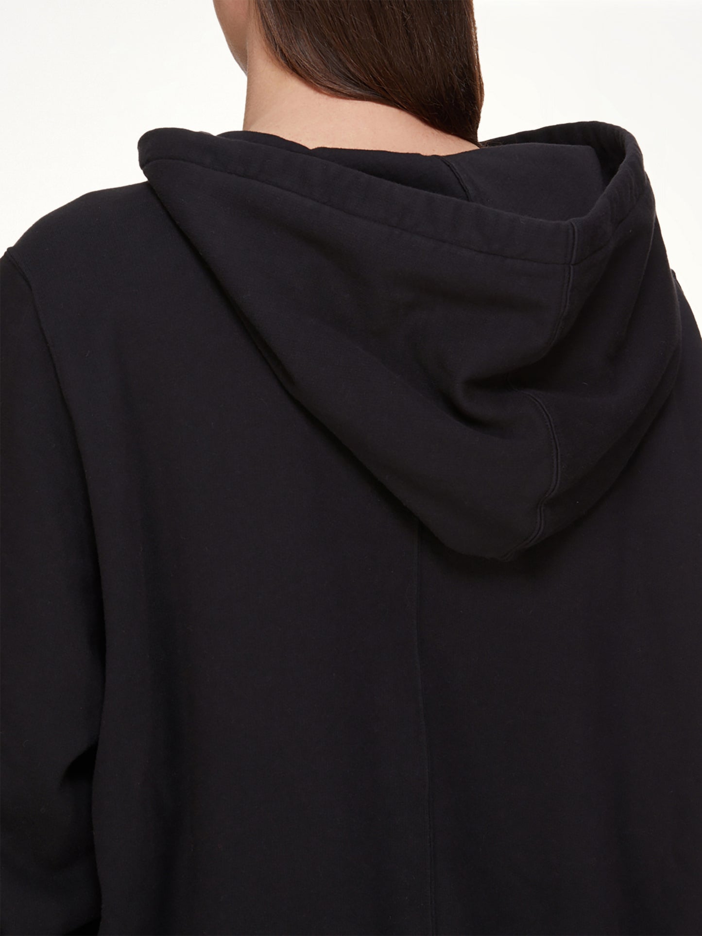 Cunty Oversize Hoodie in Black/Pearl