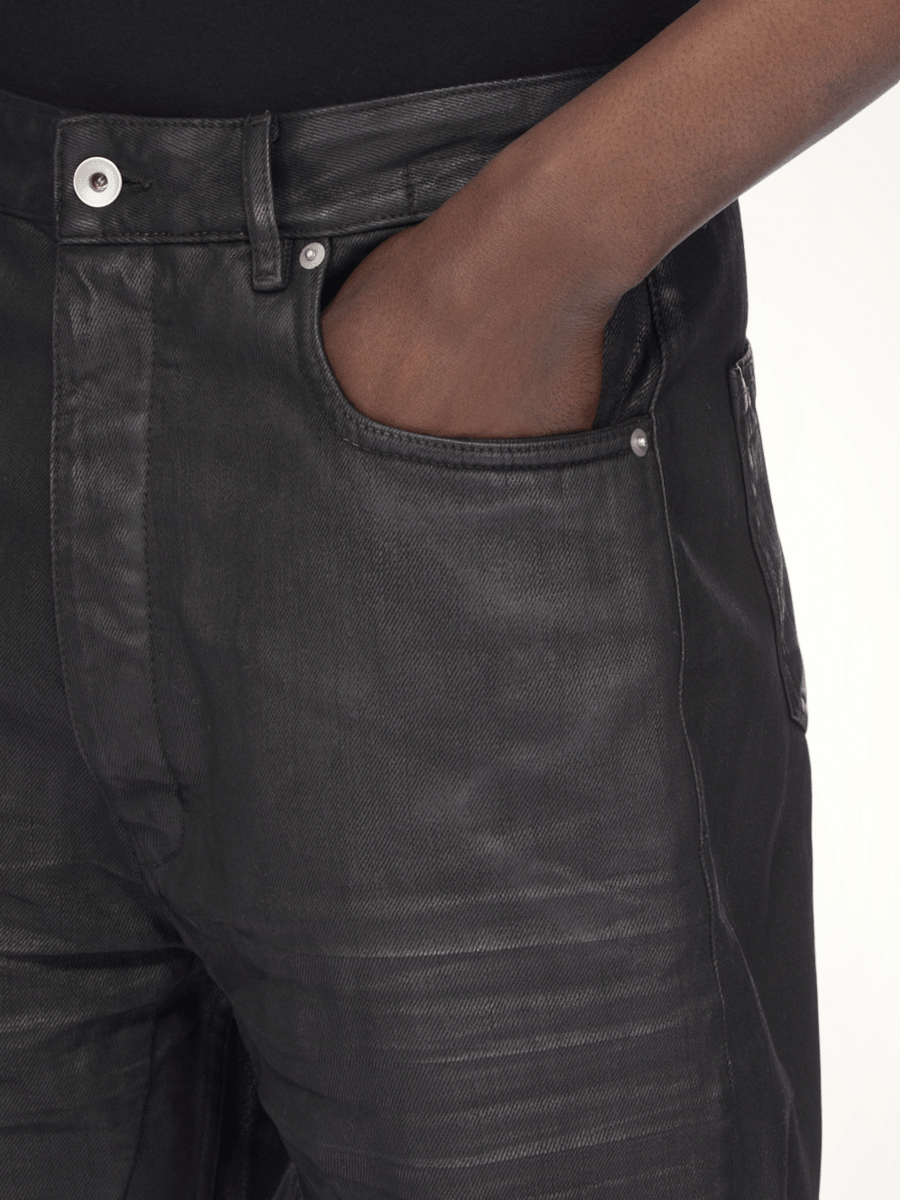 Geth Jeans in Black Wax