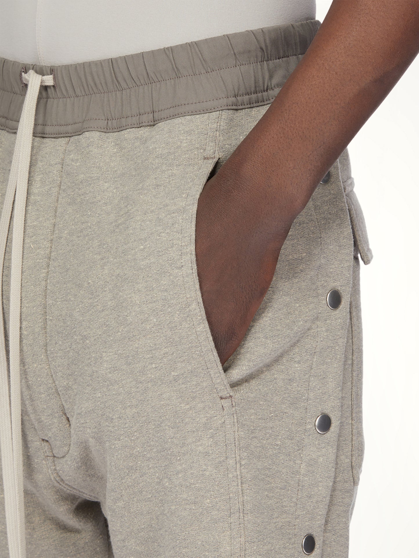Pusher Shorts in Melange Grey