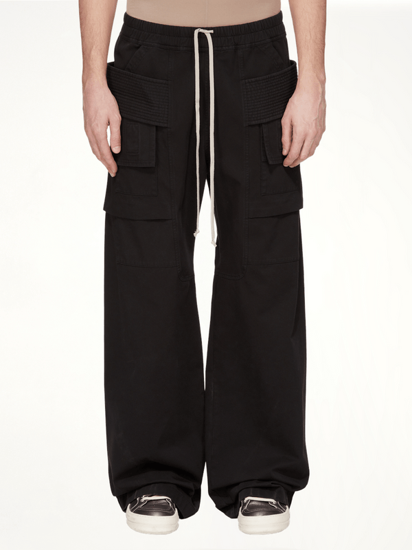Creatch Wide Cargo Drawstring in Black