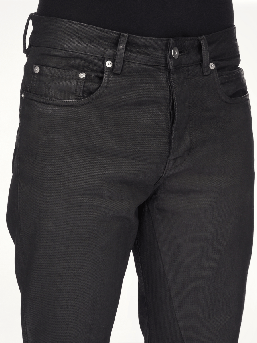 Fog Cut Jeans in Black Wax