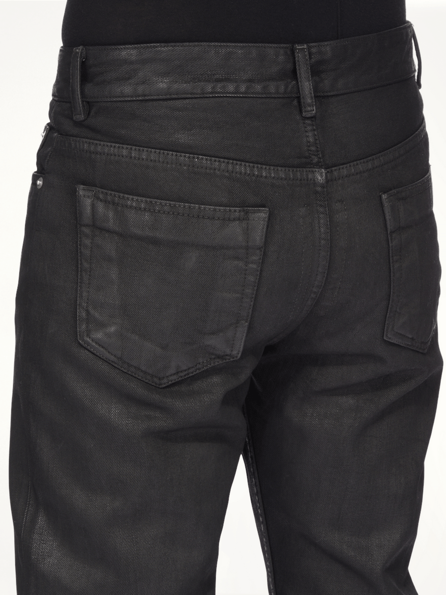 Fog Cut Jeans in Black Wax