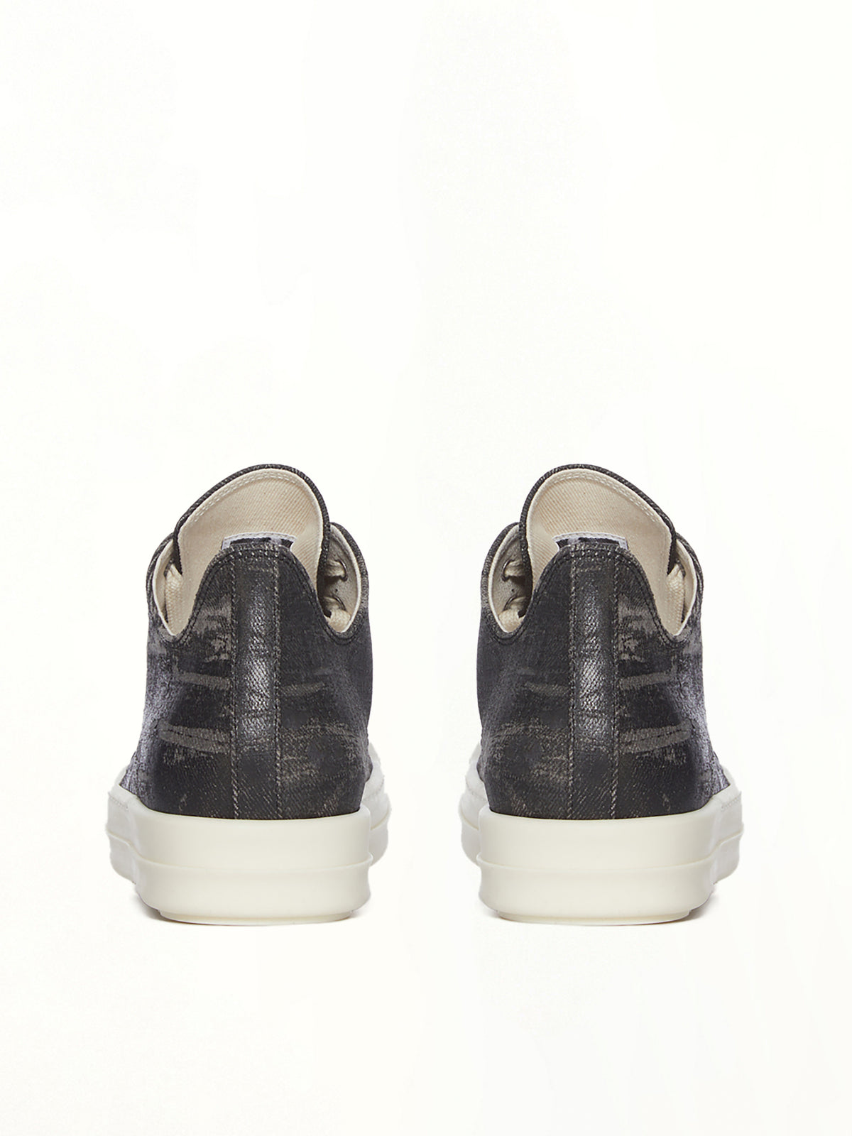 Low Sneaks in Black Washed | RICK OWENS DRKSHDW