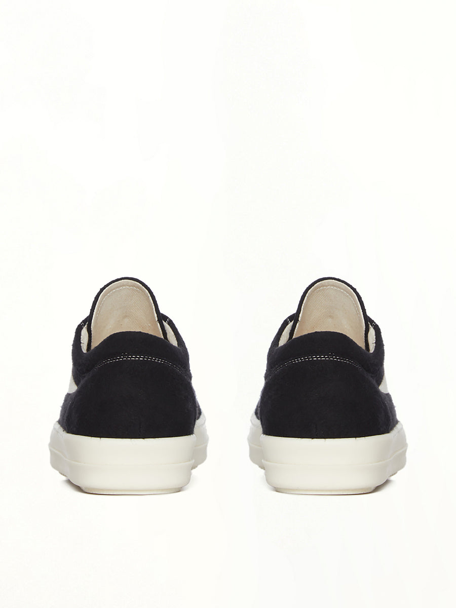 Vintage Sneaks in Black/Milk/Milk | RICK OWENS DRKSHDW