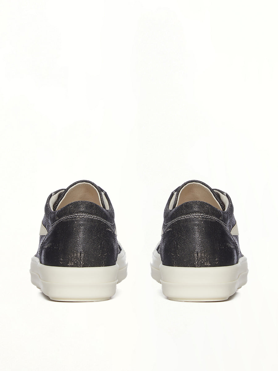 Vintage Sneaks in Black Washed | RICK OWENS DRKSHDW
