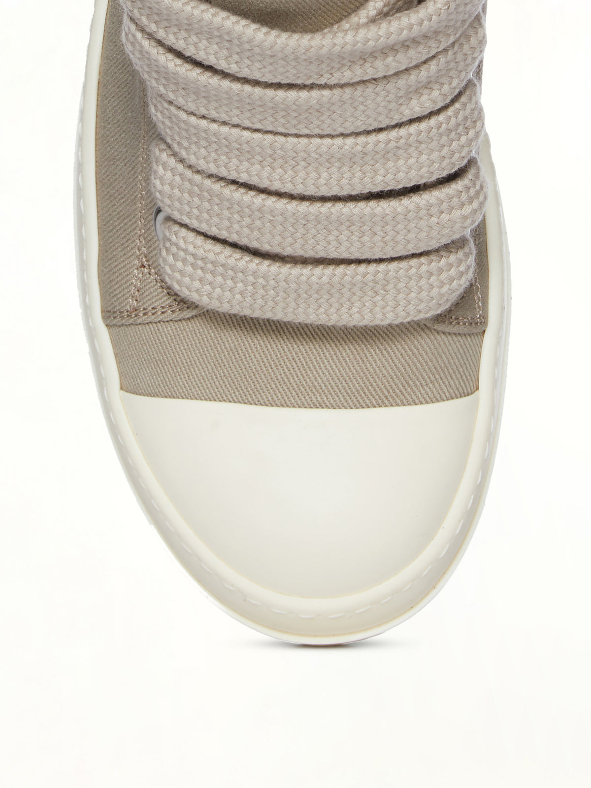 Jumbolace Low Sneaks in Dirty Pearl/Milk/Milk | RICK OWENS DRKSHDW