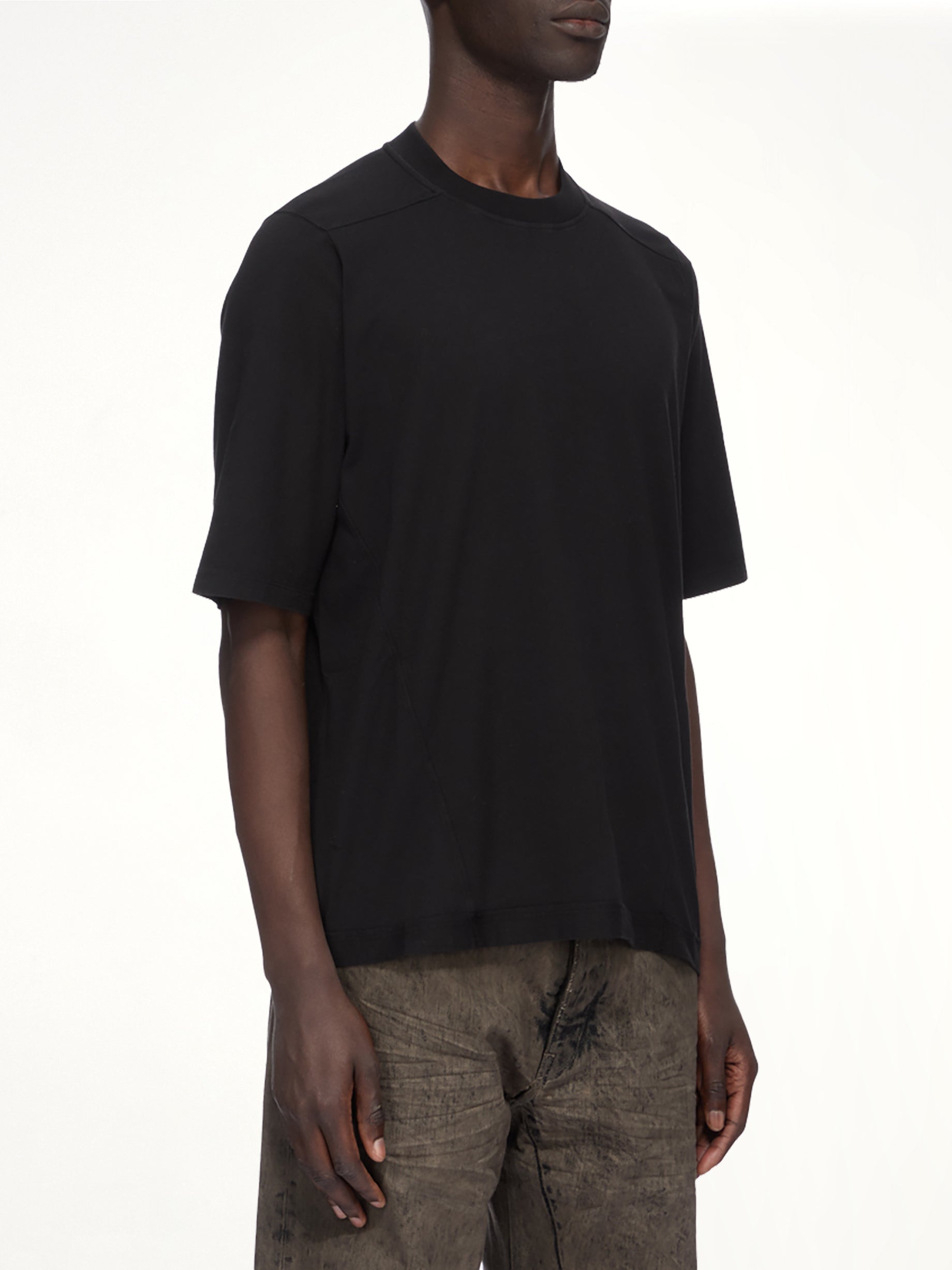Cotton Jersey Warlus T-Shirt in Black