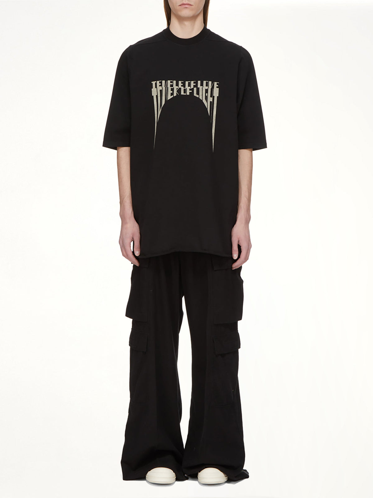 Tower of Light Jumbo SS T-Shirt in Black/Pearl