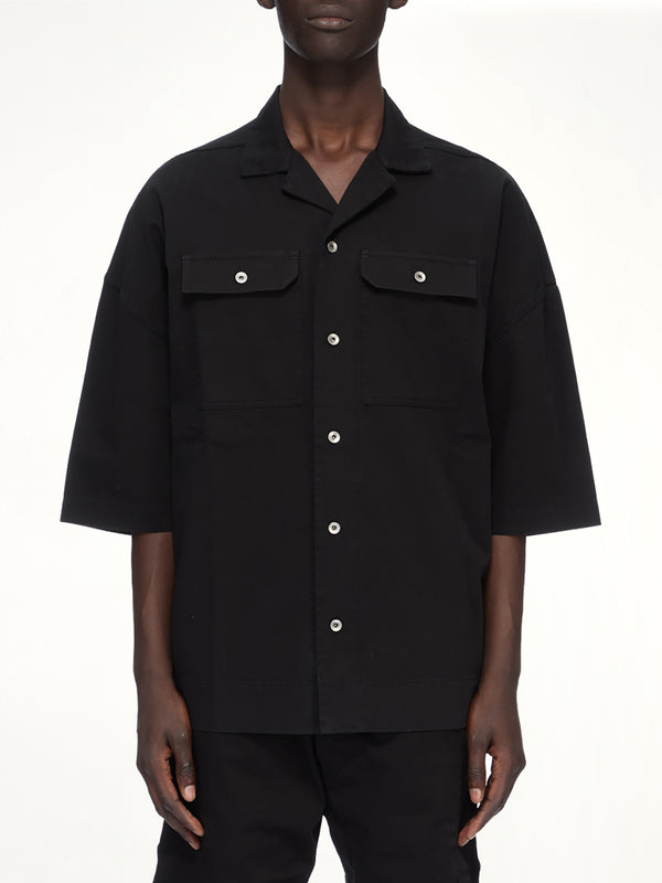 DRK Cotton Twill Magnum Tommy Shirt in Black