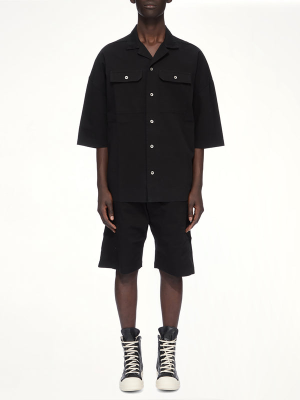 DRK Cotton Twill Magnum Tommy Shirt in Black
