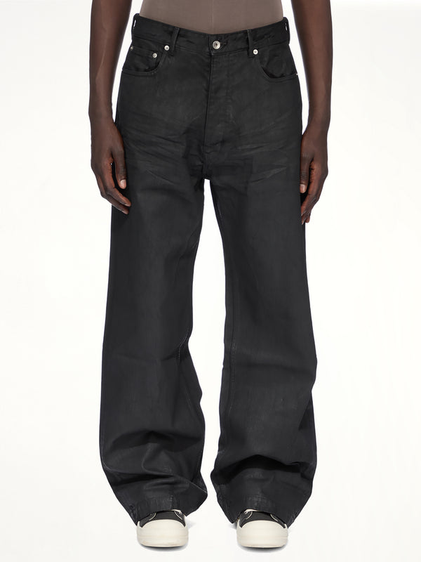 13oz Denim Geth Jeans in Black Wax