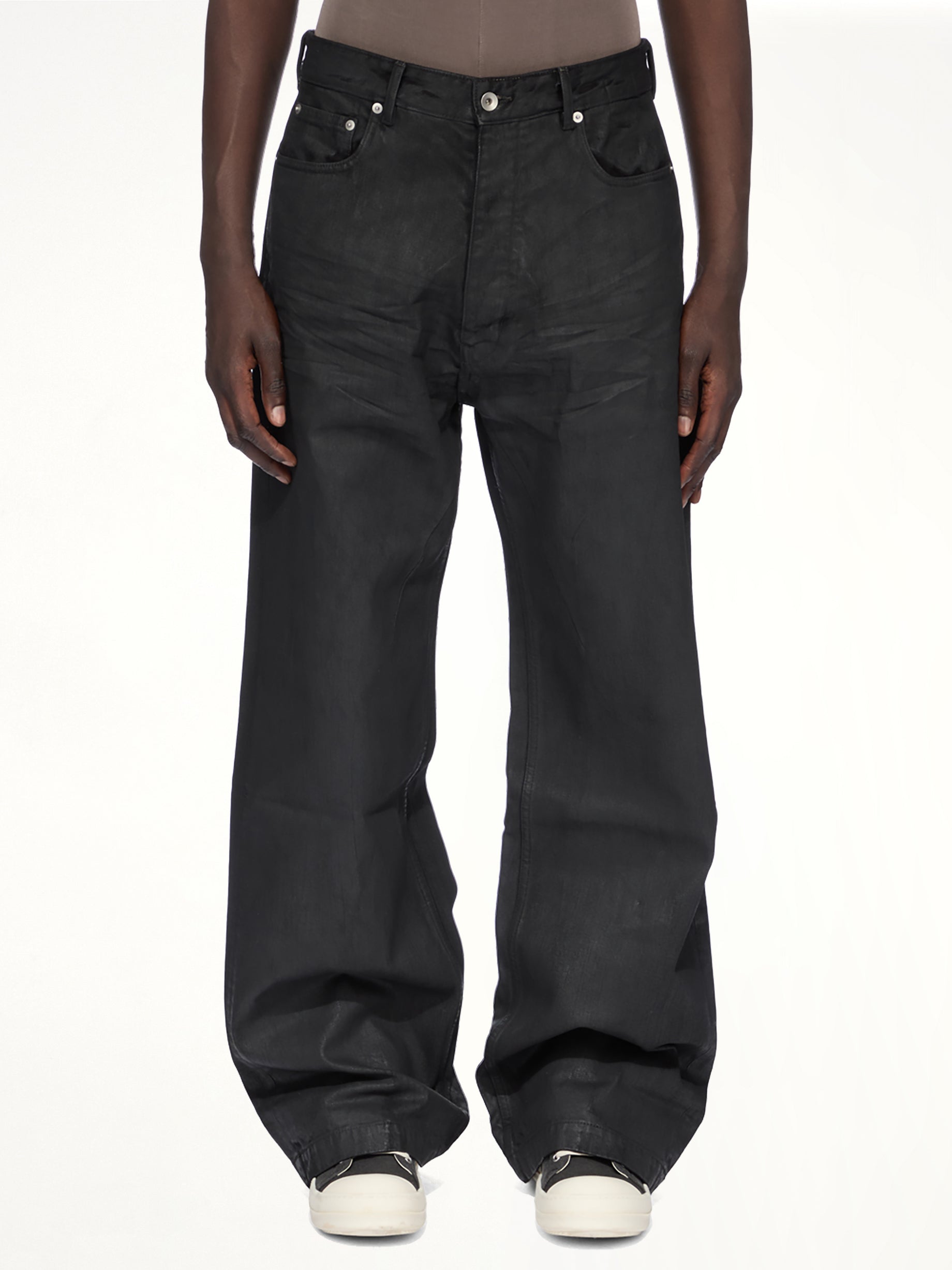 13oz Denim Geth Jeans in Black Wax