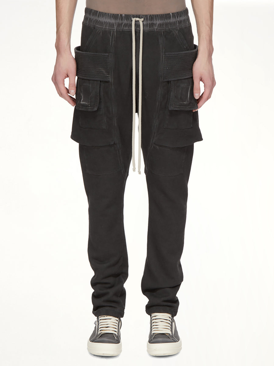 Creatch Cargo Drawstring in Faded Black