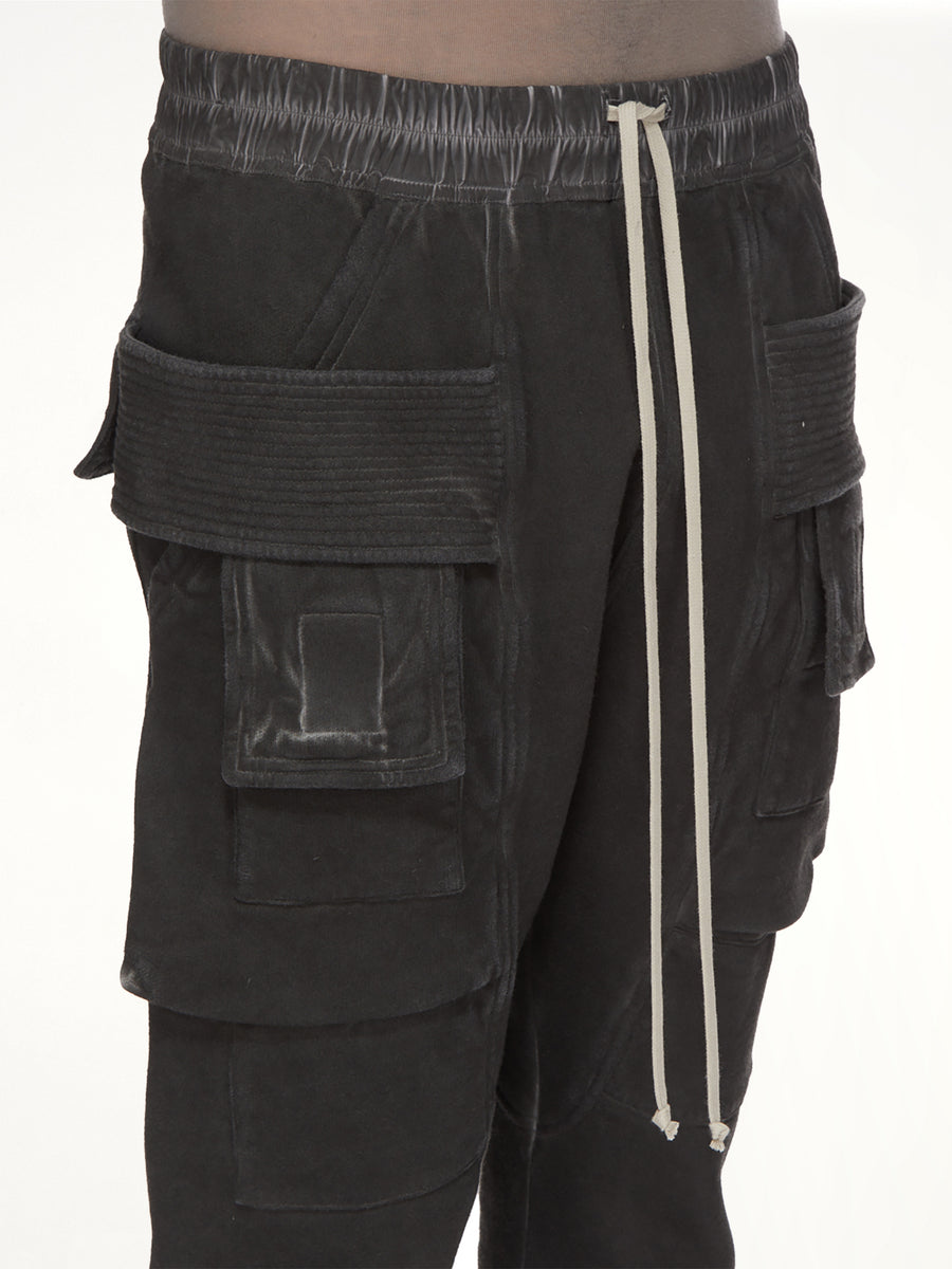 Creatch Cargo Drawstring in Faded Black