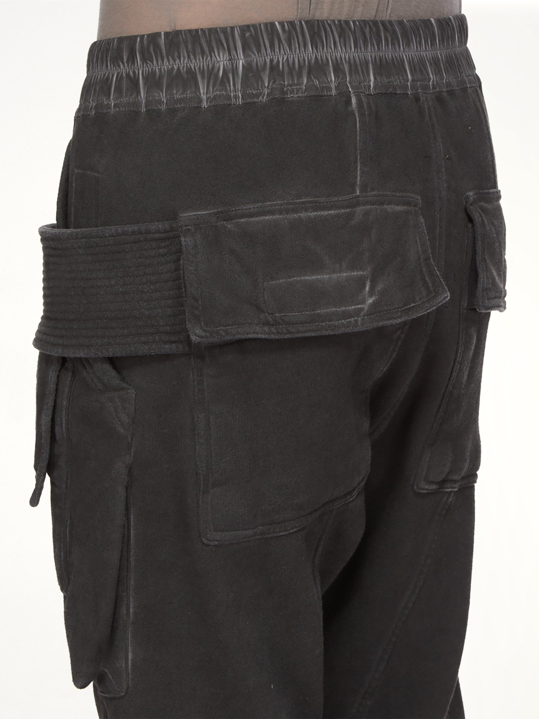 Creatch Cargo Drawstring in Faded Black