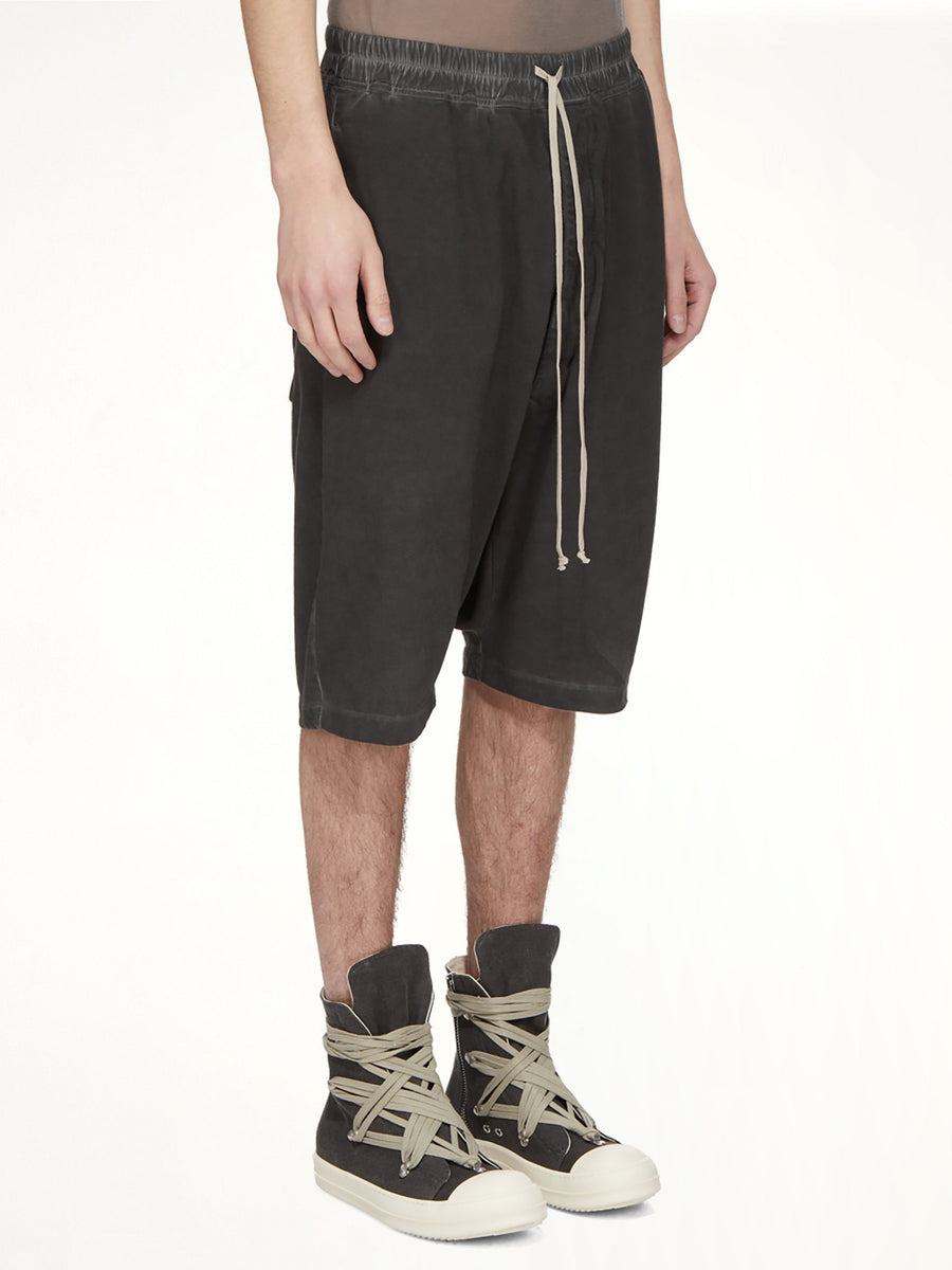 Drawstring Pods in Faded Black