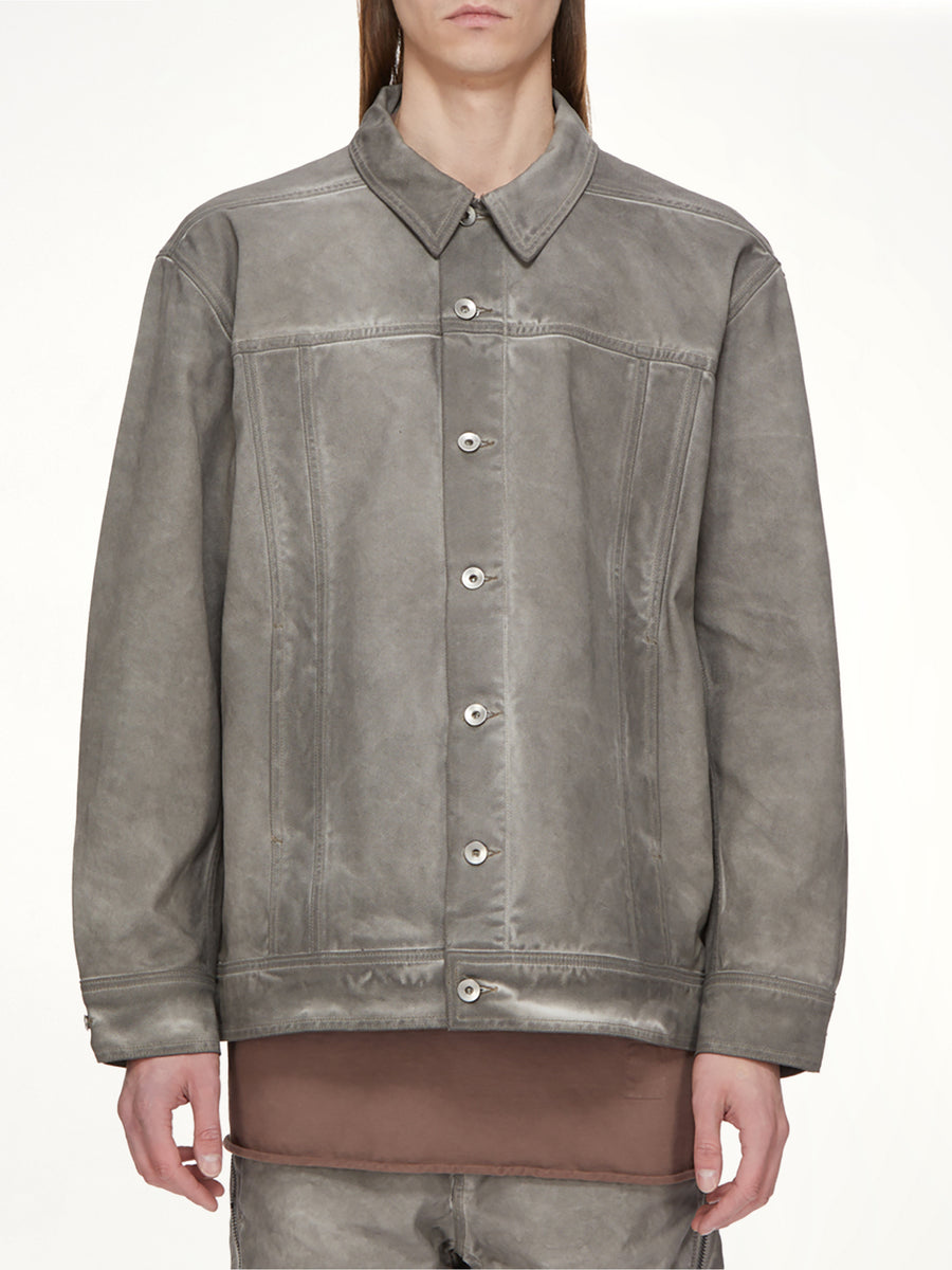Lido Jumbo Worker Jacket in Dark Dust