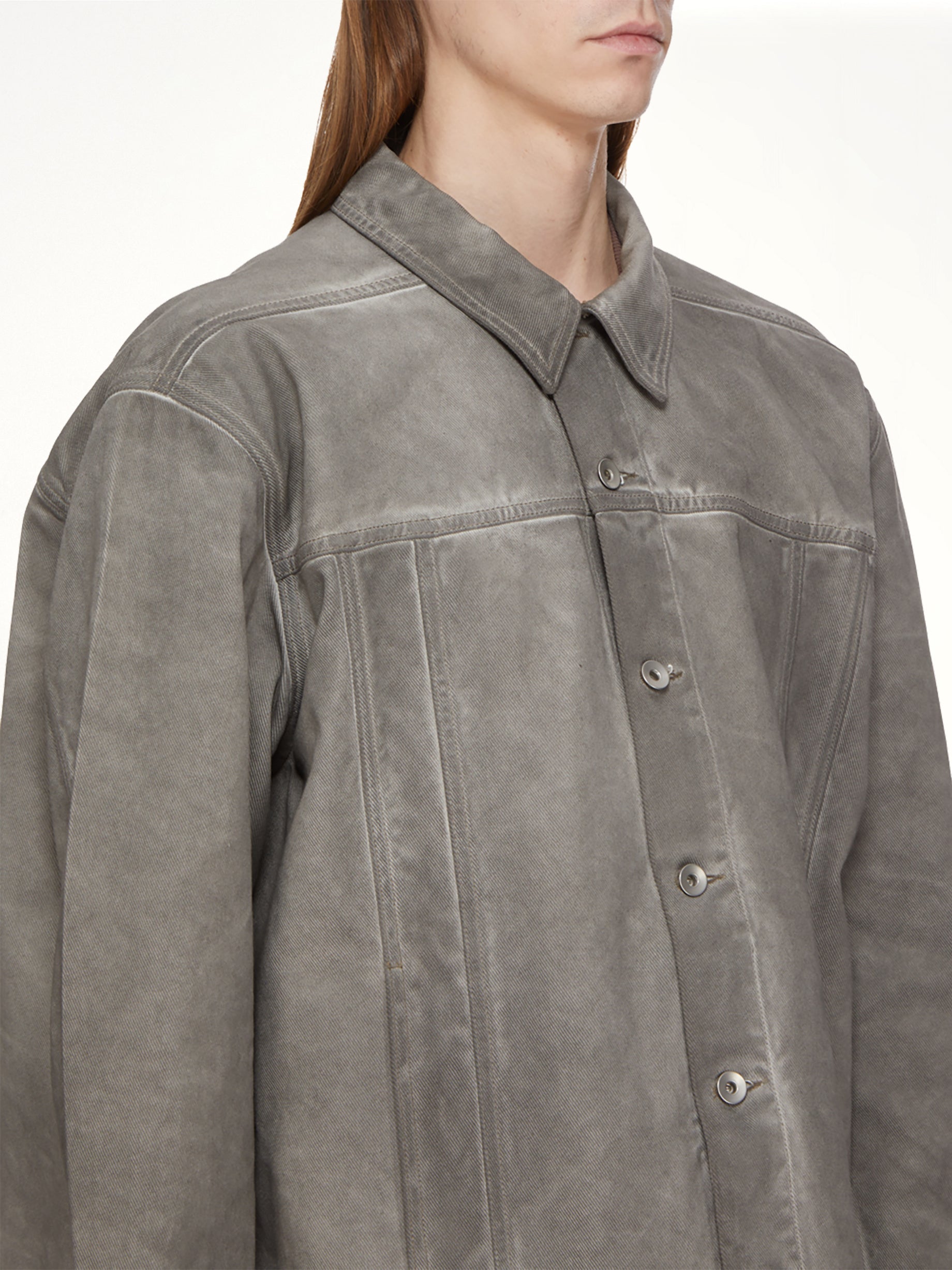 Lido Jumbo Worker Jacket in Dark Dust