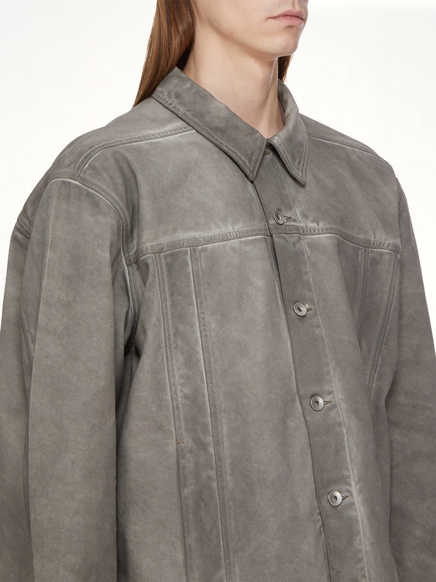 Lido Jumbo Worker Jacket in Dark Dust